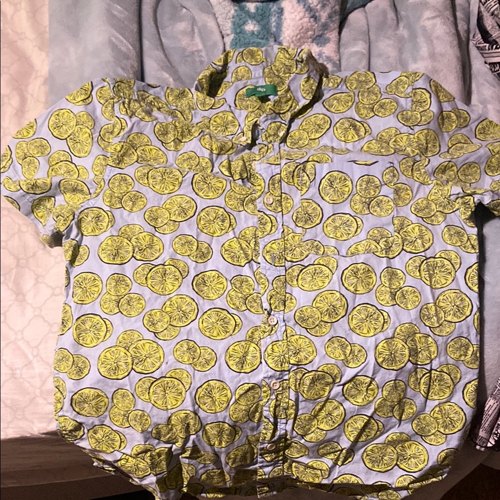 Men's Lemon Print Shirt